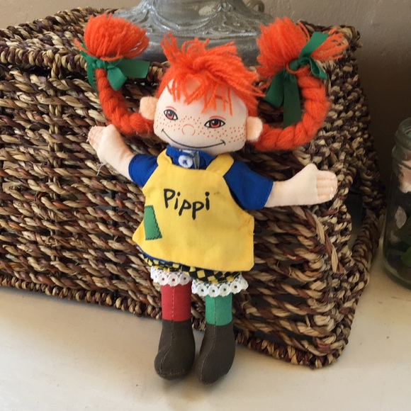 vintage pippi longstocking doll